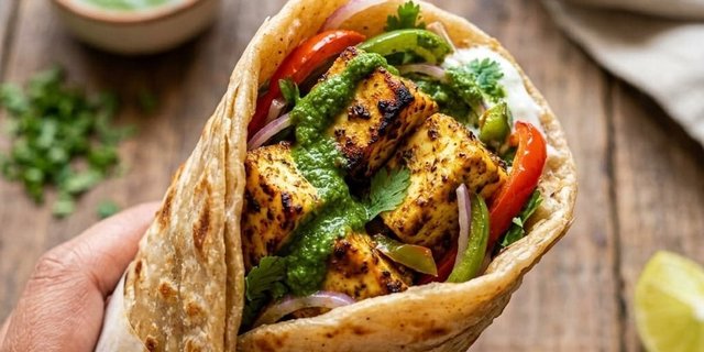 Paneer Tikka Wrap