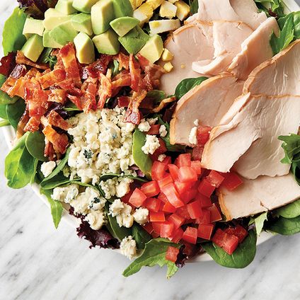 Individual Turkey Avocado Cobb Salad