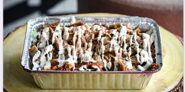 Gyro Over Salad