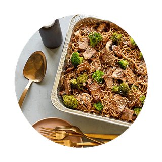 Sesame Garlic Stir-Fry Platter