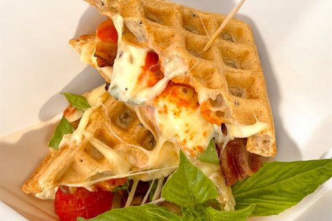 Pizza Waffle Sandwich