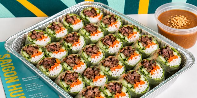 Chargrilled BBQ Beef Spring Roll