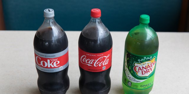 Assorted 2L Soda Bottles