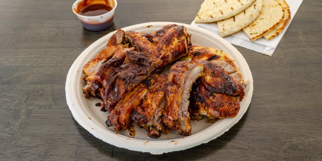 50/50 Chicken & Ribs