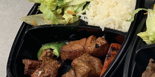 Lamb Shish Kebab Plate
