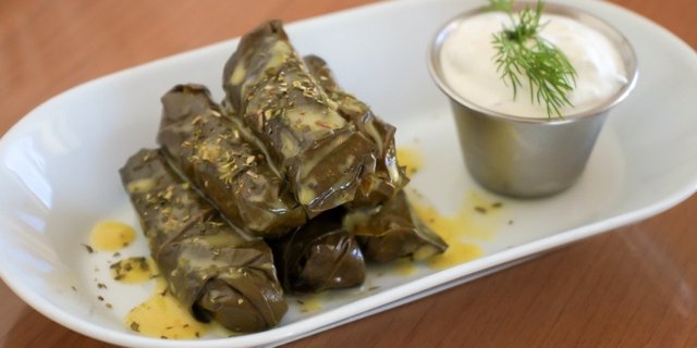 Vegan Stuffed Grape Leaves