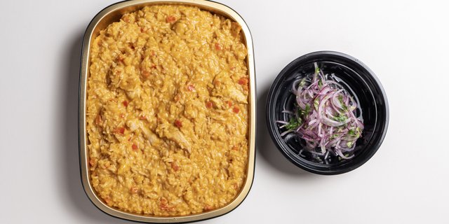 Arroz Humedo w/ Shrimp Platter