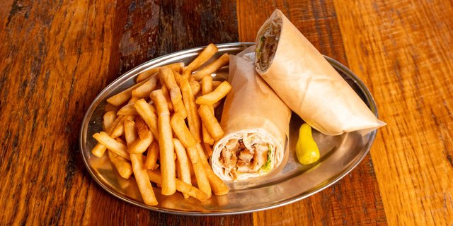 Chicken Escalope Caesar Wrap