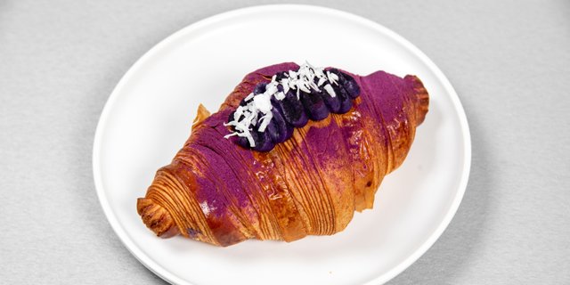 Ube Cream Coconut Croissant
