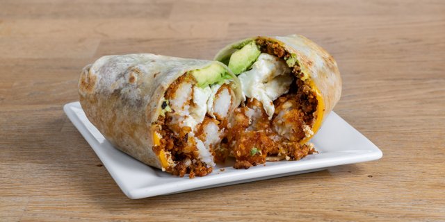Rico Suave Breakfast Burrito w/ No Bacon