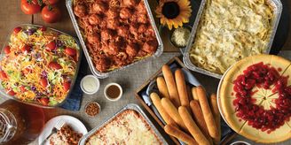 Catered food