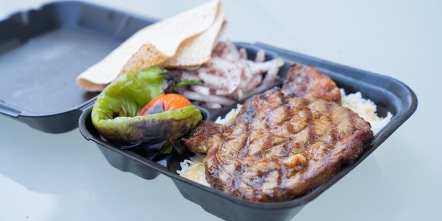 Beef Ribeye Combo Plate