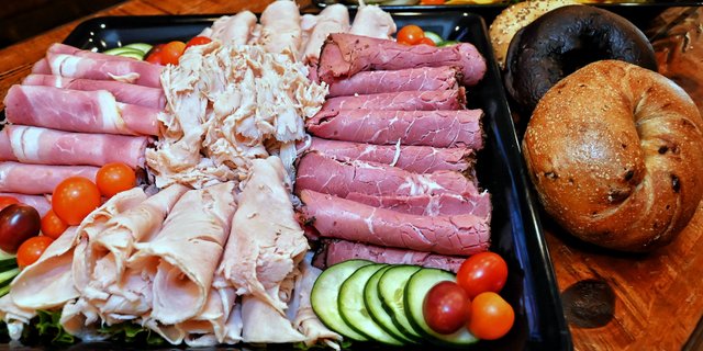 BYO Bagel Deli Meat Sandwich Platter