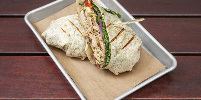 Chicken Pesto Wraps
