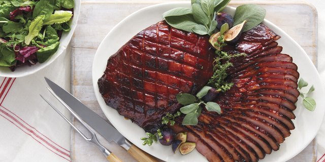 Smoked Cider Maple Glazed Ham