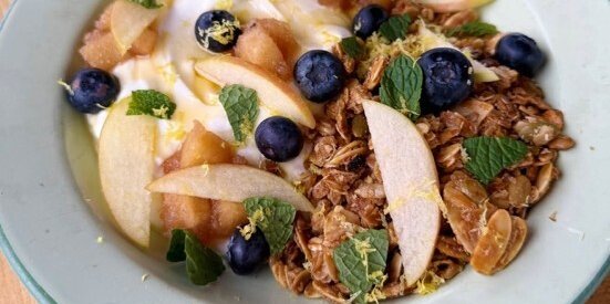 Apple Pie Yogurt And Granola