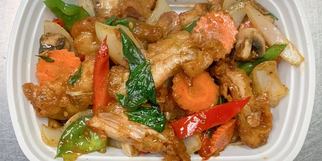 Crispy Chicken Basil