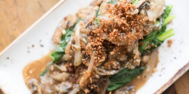 Baby Bok Choy w/ Mushrooms
