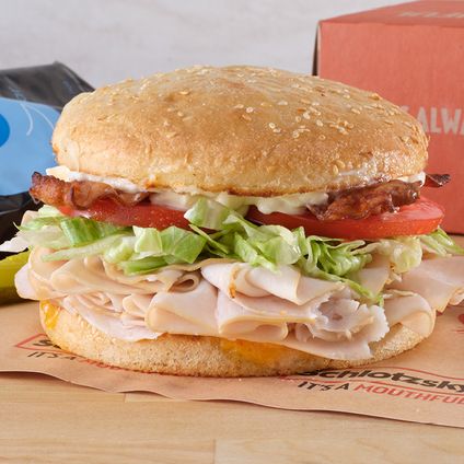 Small Turkey Bacon Club Oven-Baked Lunch Box