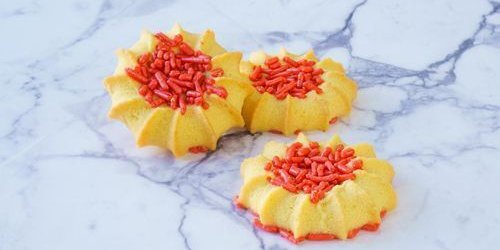 Ricci Red Sprinkle Cookies