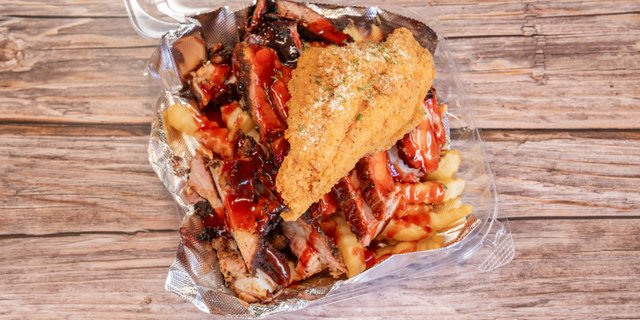 Rib Tip & Catfish Combo