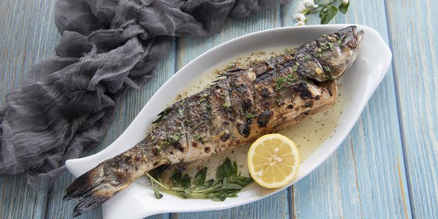 Grilled Bronzino