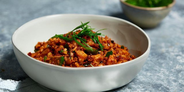 Minced Chicken w/ Fresh Mint