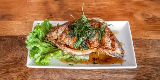 Fried Whole Tilapia