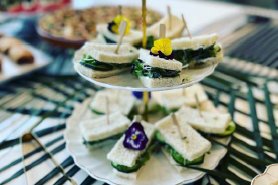 Curry Chicken Salad Tea Sandwich