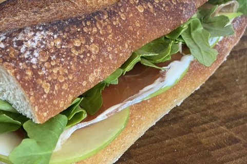 Prosciutto Apple Sandwich