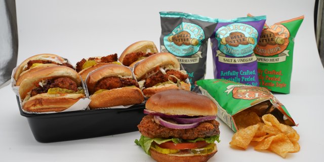 Large Chicken Fried Steak Sandwich Package