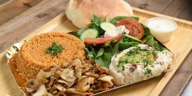 Chicken Baba Saj Plate