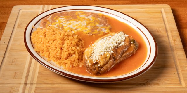 2 Chiles Rellenos Plate