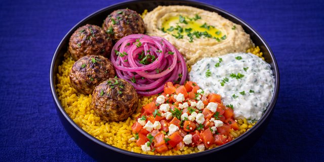 Mediterranean Kafta Bowl