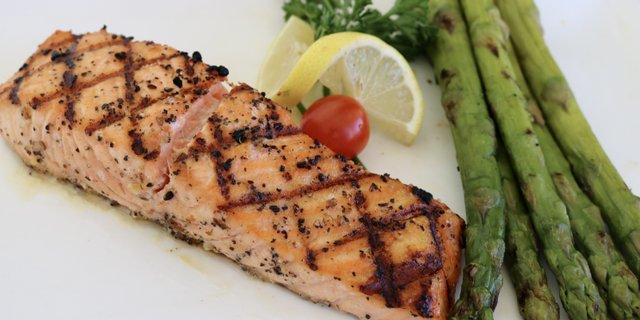 Broiled Salmon