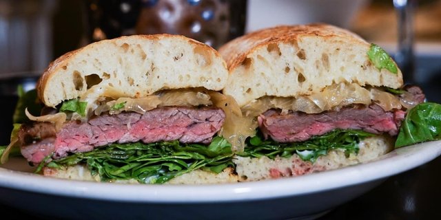 Grilled Skirt Steak Sandwich
