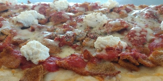 Eggplant Parmigiana Pizza