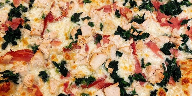 Chicken Saltimbocca White Pizza