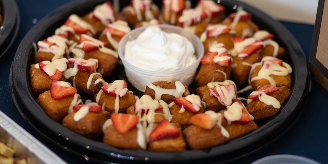 Lemon Curd Biscuit Beignet Platter