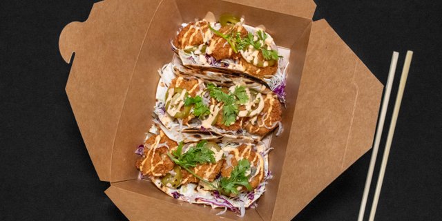 Fried Shrimp Tacos Box