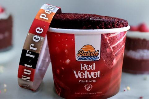 Red Velvet Cake in a Cup