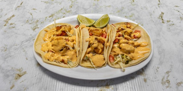 Shrimp Tacos Plate