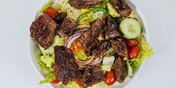Steak Tips Salad Platter