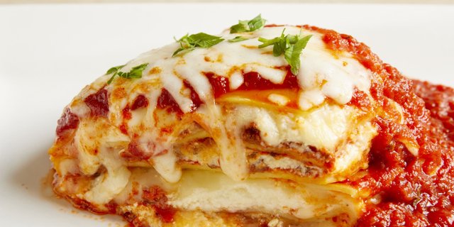 Individual Meat Lasagna