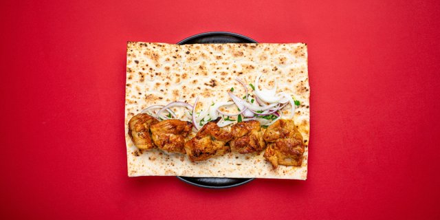 BBQ Chicken Thigh Wrap