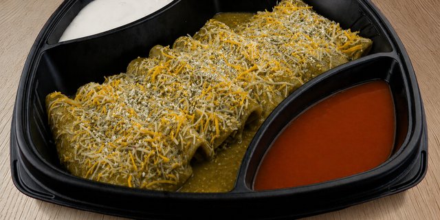 Enchiladas Verdes Platter