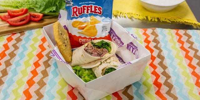 Four Meats Wrap Boxed Lunch
