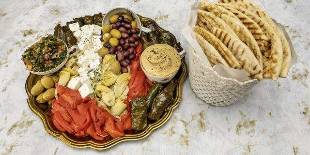 Mediterranean Flatbread Display