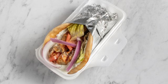 Chicken Souvlaki Pita Sandwich