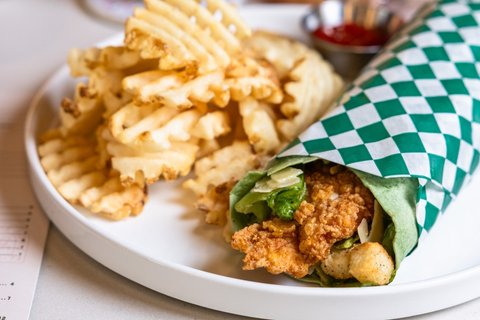 Crispy Chicken Caesar Wrap Boxed Lunch